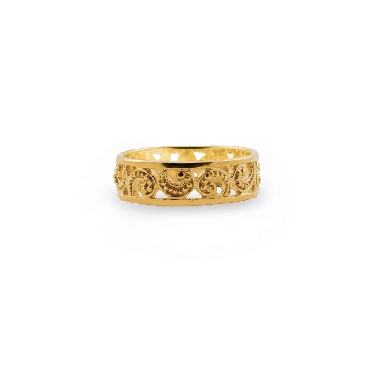 Small Band Ring 925 Silver Ombak Segara Collection Sterling Silver