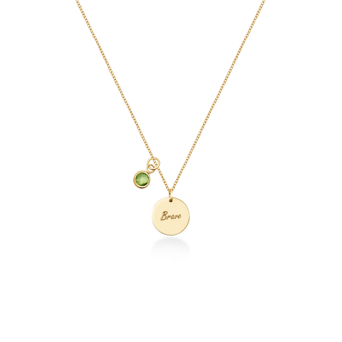 Kalung Rantai Koleksi Mantra Brave Sterling Silver 925 Gold Plated