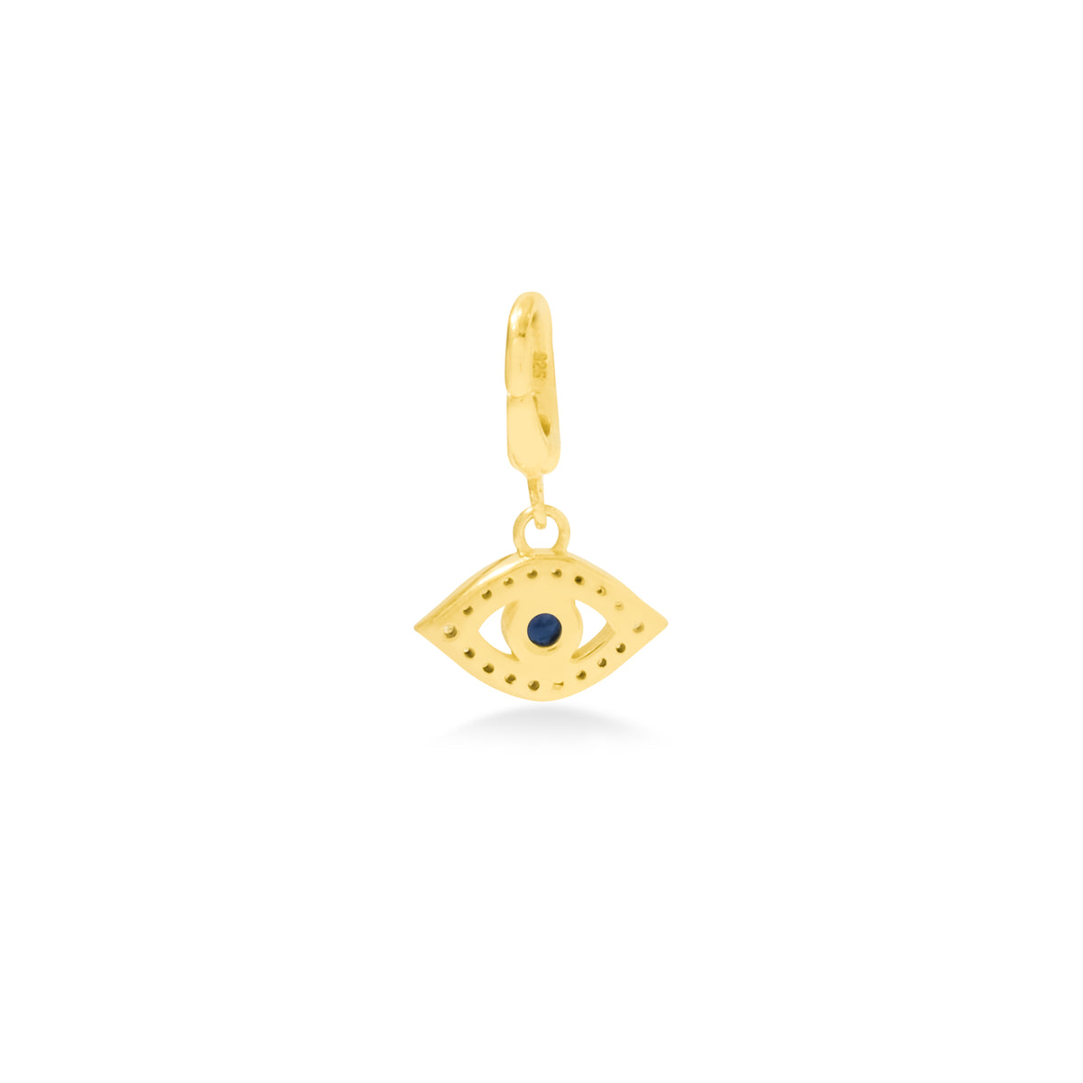 Charm Perak Koleksi Evil Eye Sterling Silver 925 Gold Plated