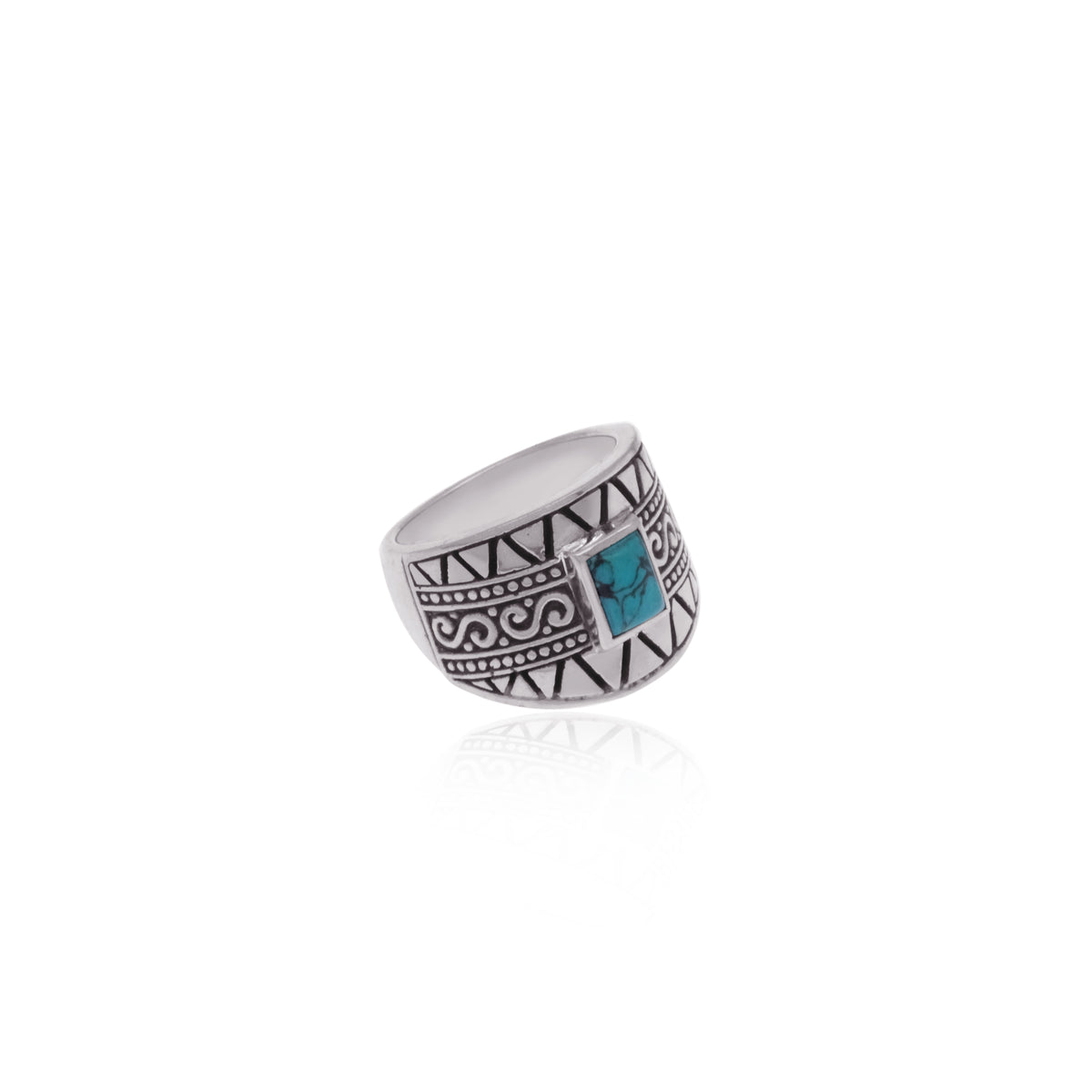 Cincin Band Perak Koleksi Bohemian Sterling Silver 925
