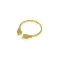 Seahorse Collection Sterling Silver 925 Gold Plated Ring