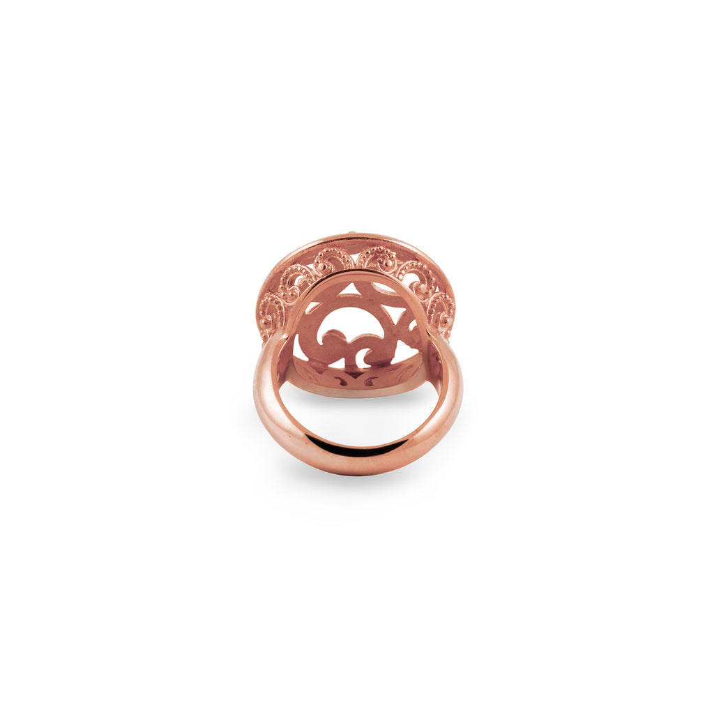 Cincin Cocktail Besar Perak 925 Koleksi Ombak Segara Sterling Silver