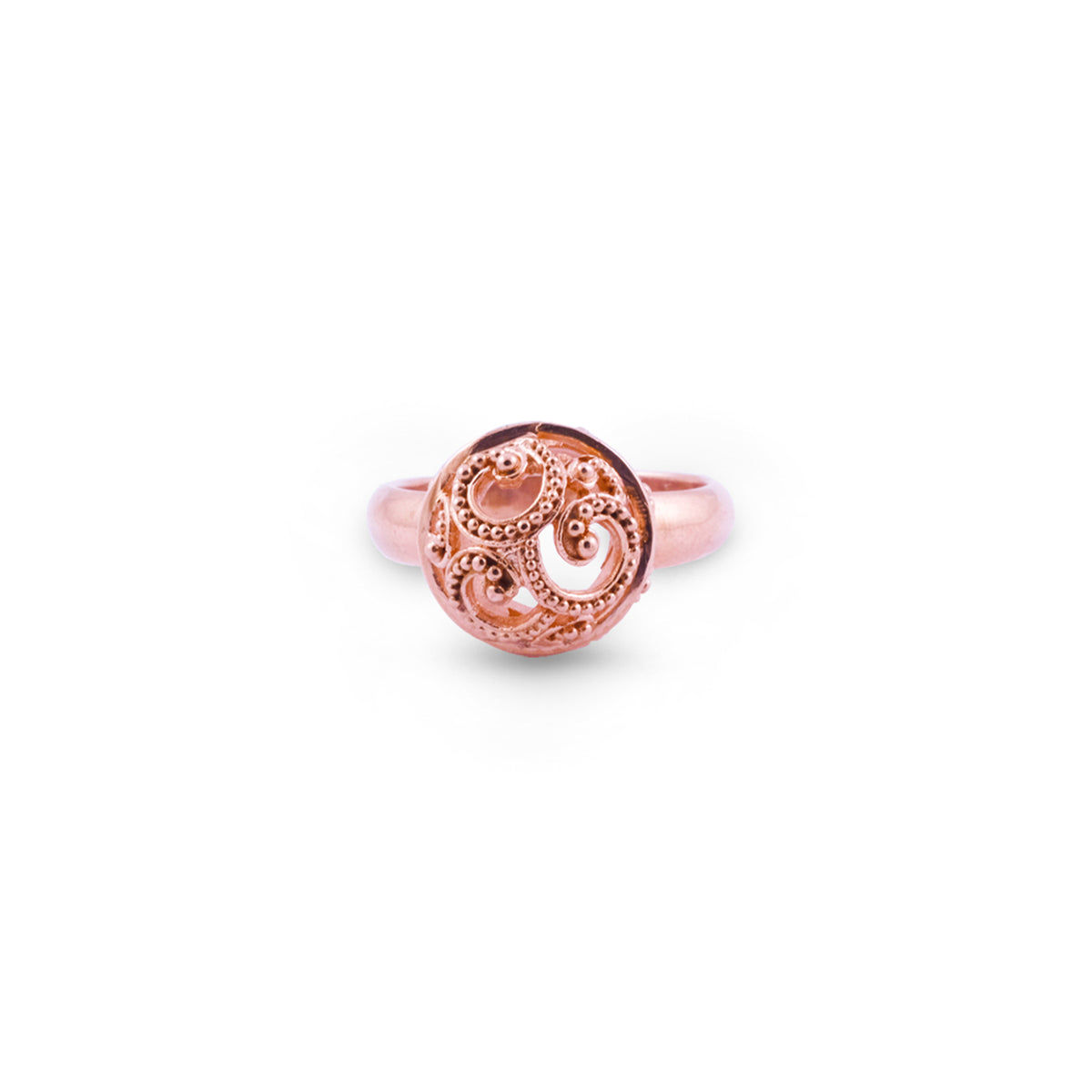 Small Sterling Silver 925 Sea Wave Cocktail Ring