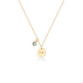Kalung Rantai Koleksi Mantra Courage Sterling Silver 925 Gold Plated