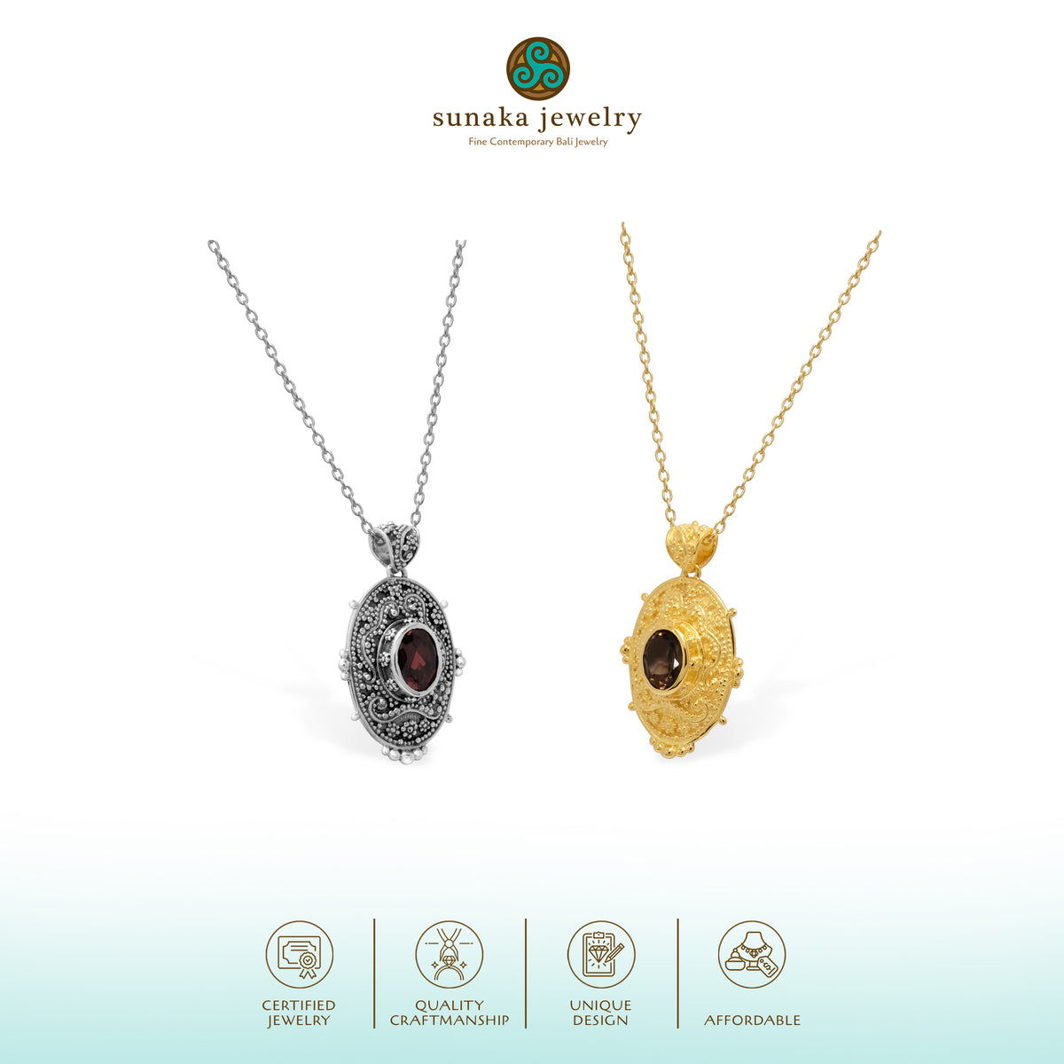 925 Sterling Silver Mandala Collection Pendant