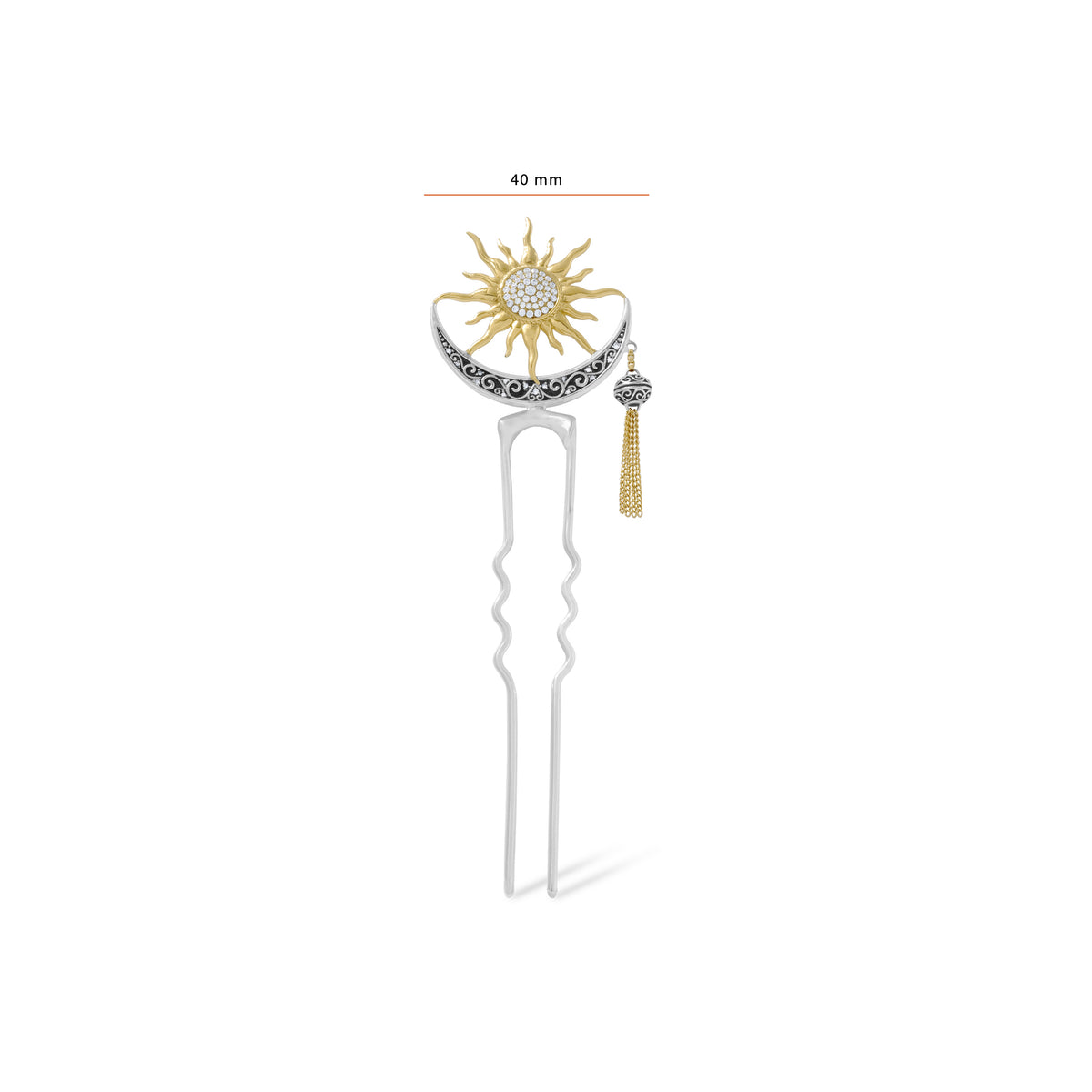 Hairpiece Pin Matahari Sterling Silver 925 Collection