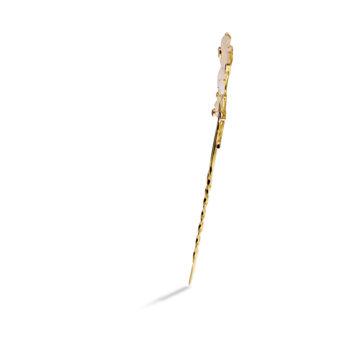 Cucuk Kecil Perak 925 Koleksi Anggrek Gold Plated