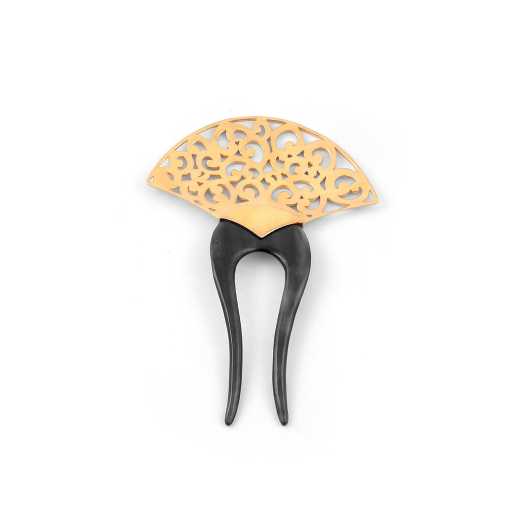 925 Silver Brooch Ombak Segara Collection