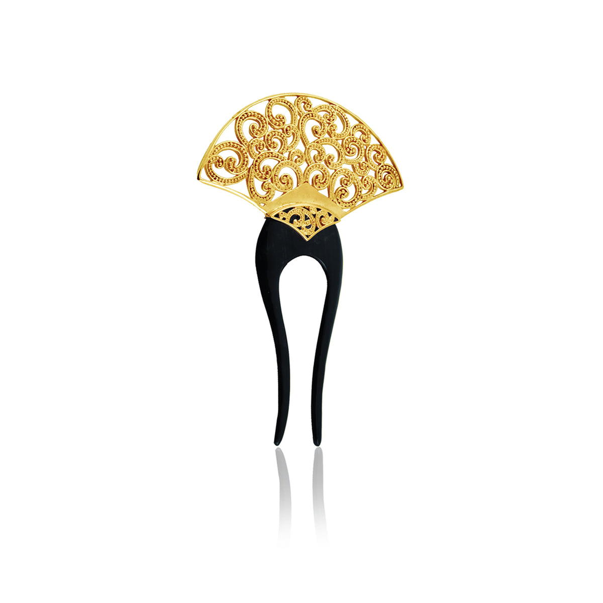 925 Silver Brooch Ombak Segara Collection