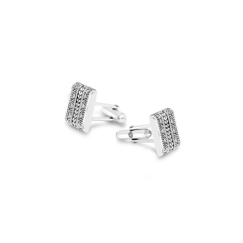 Maori Cufflink 1 Sterling Silver 925