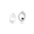 Dulcet Collection Sterling Silver 925 Stud Earrings