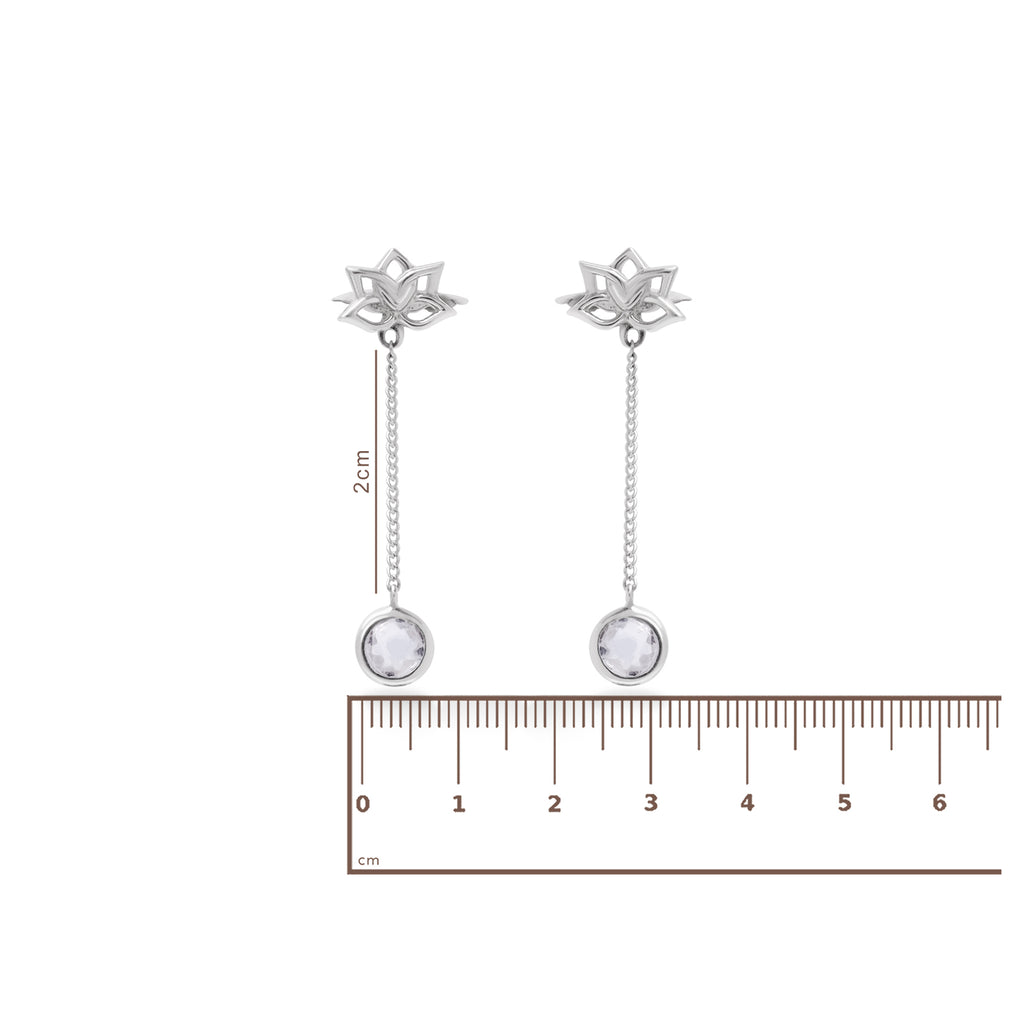 Water Lily Sterling Silver Earrings Collection