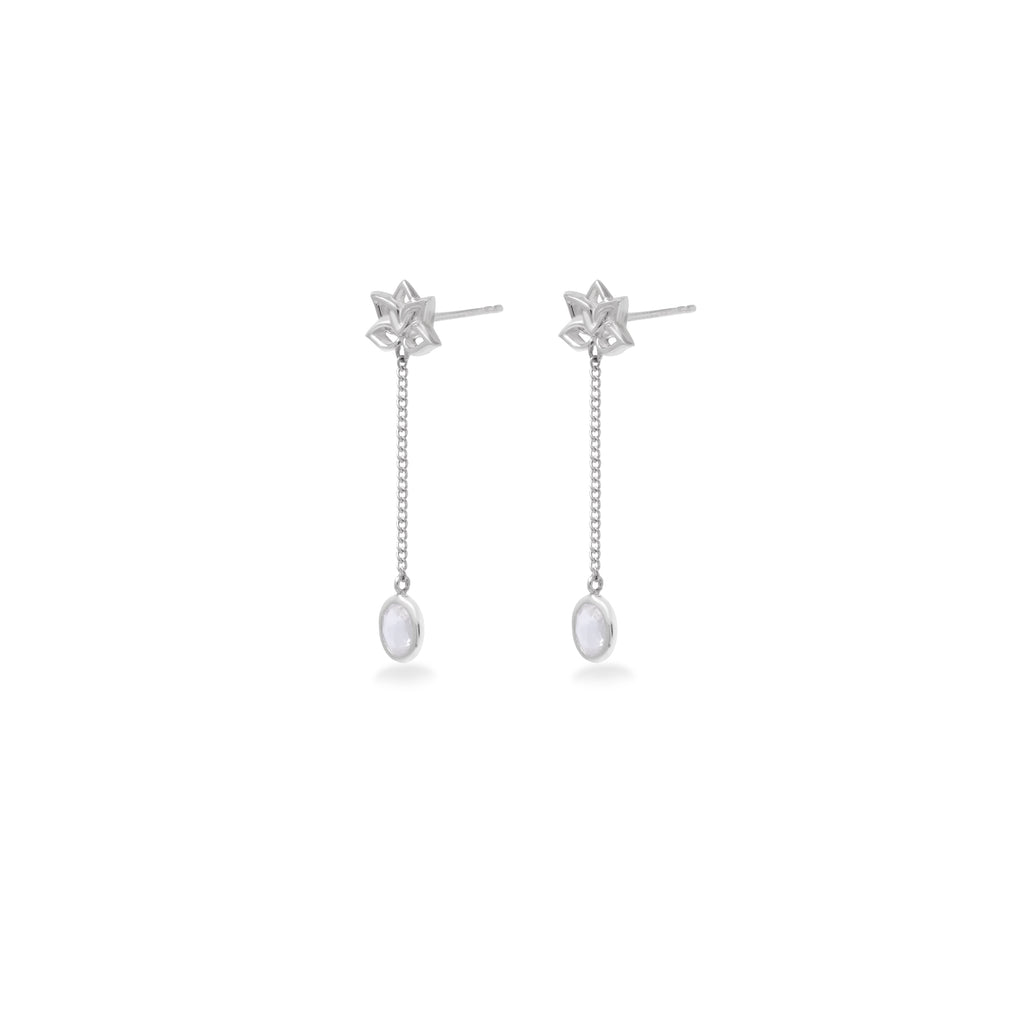Water Lily Sterling Silver Earrings Collection