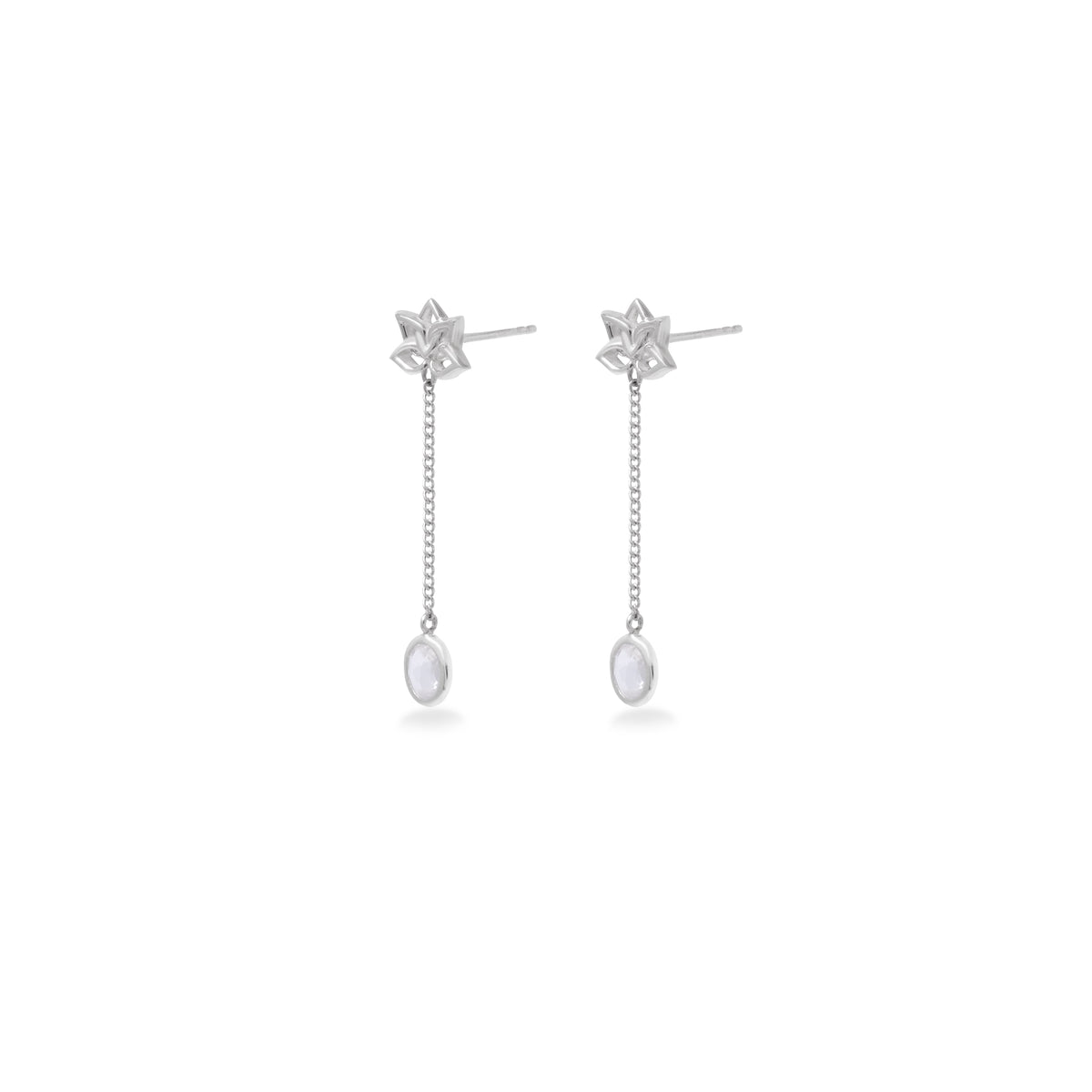 Anting Perak 925 Koleksi Water Lily Sterling Silver