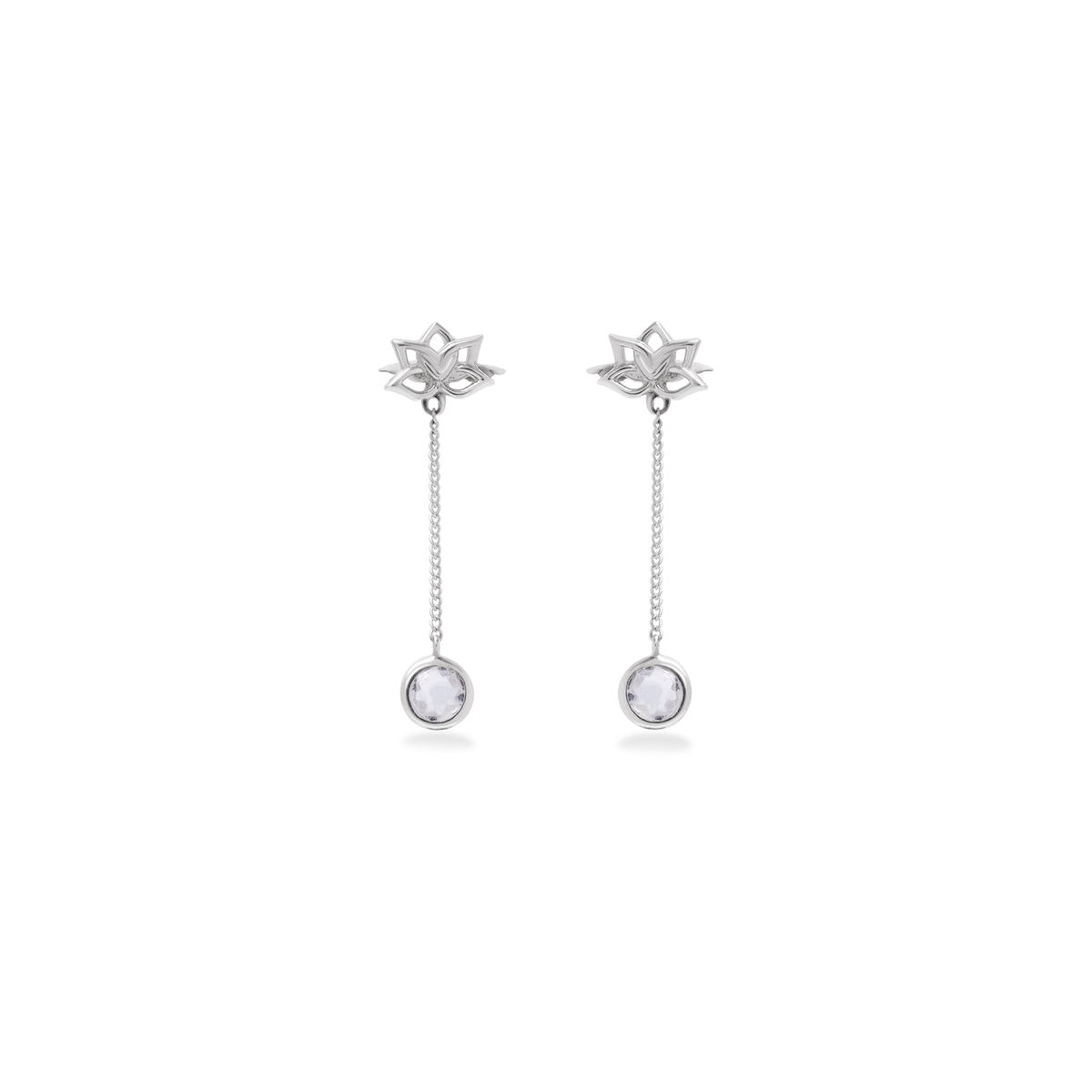 Anting Perak 925 Koleksi Water Lily Sterling Silver