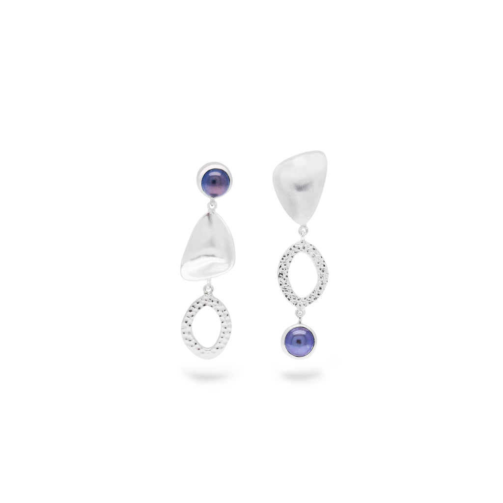 Dulcet Collection Sterling Silver 925 Dangling Earrings