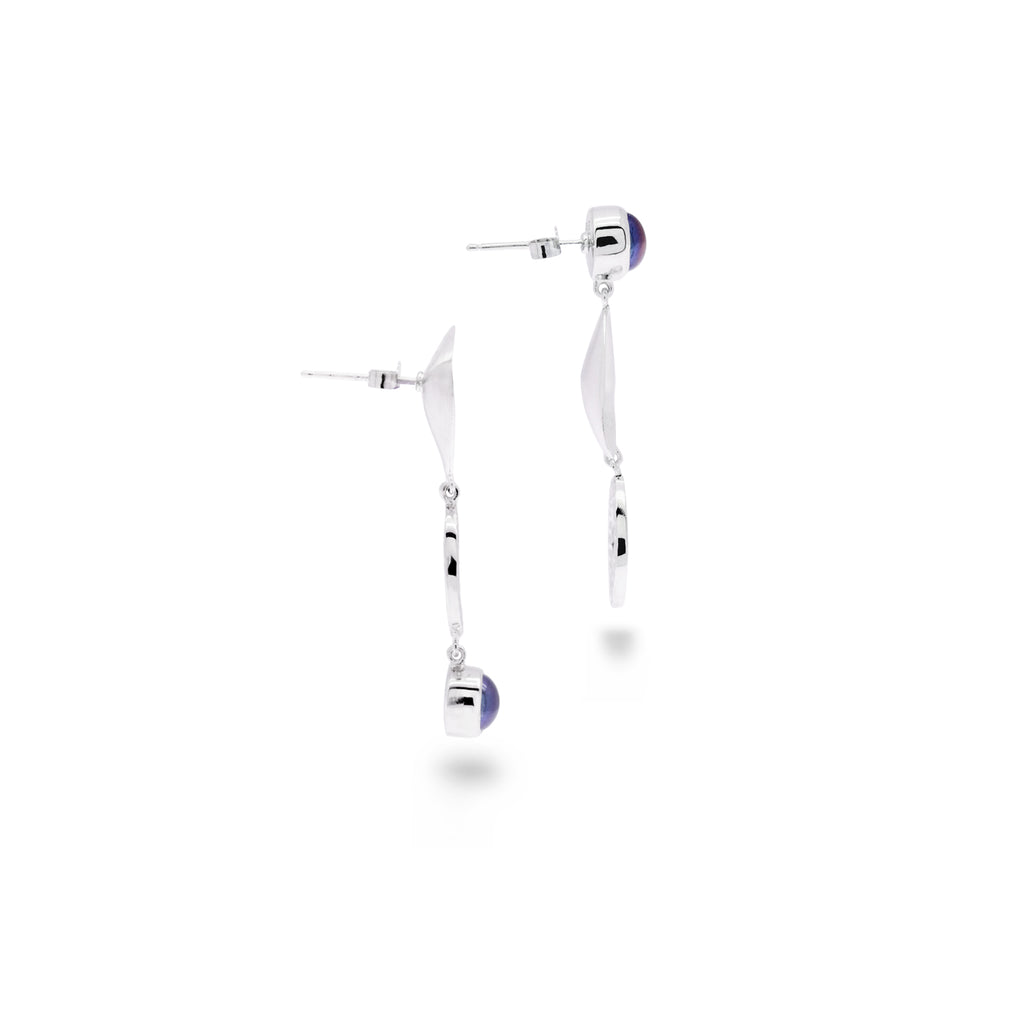 Dulcet Collection Sterling Silver 925 Dangling Earrings