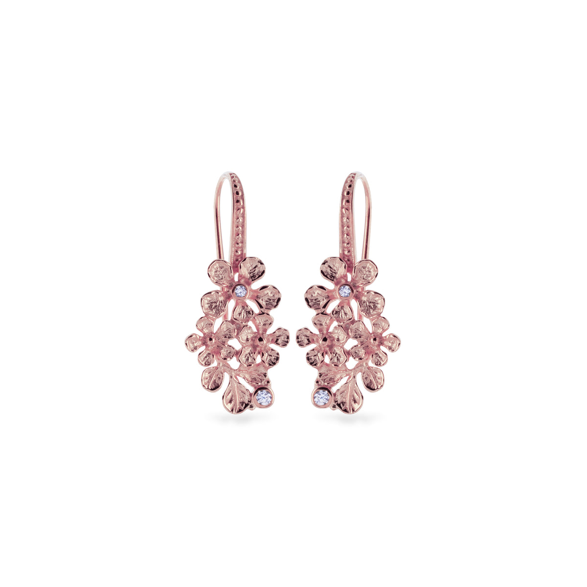 Anting Dangling Perak 925 Koleksi Flamboyan