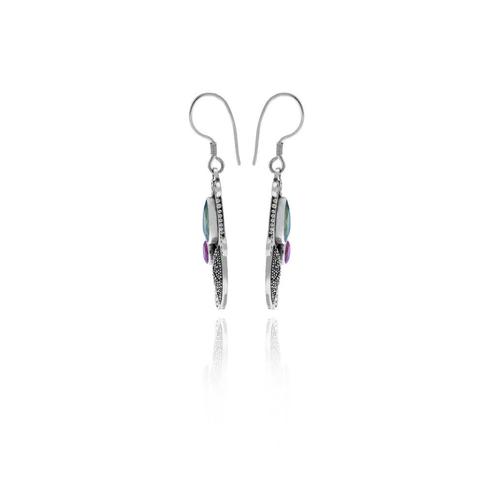 925 Silver Kembang Harum Collection Dangle Earrings