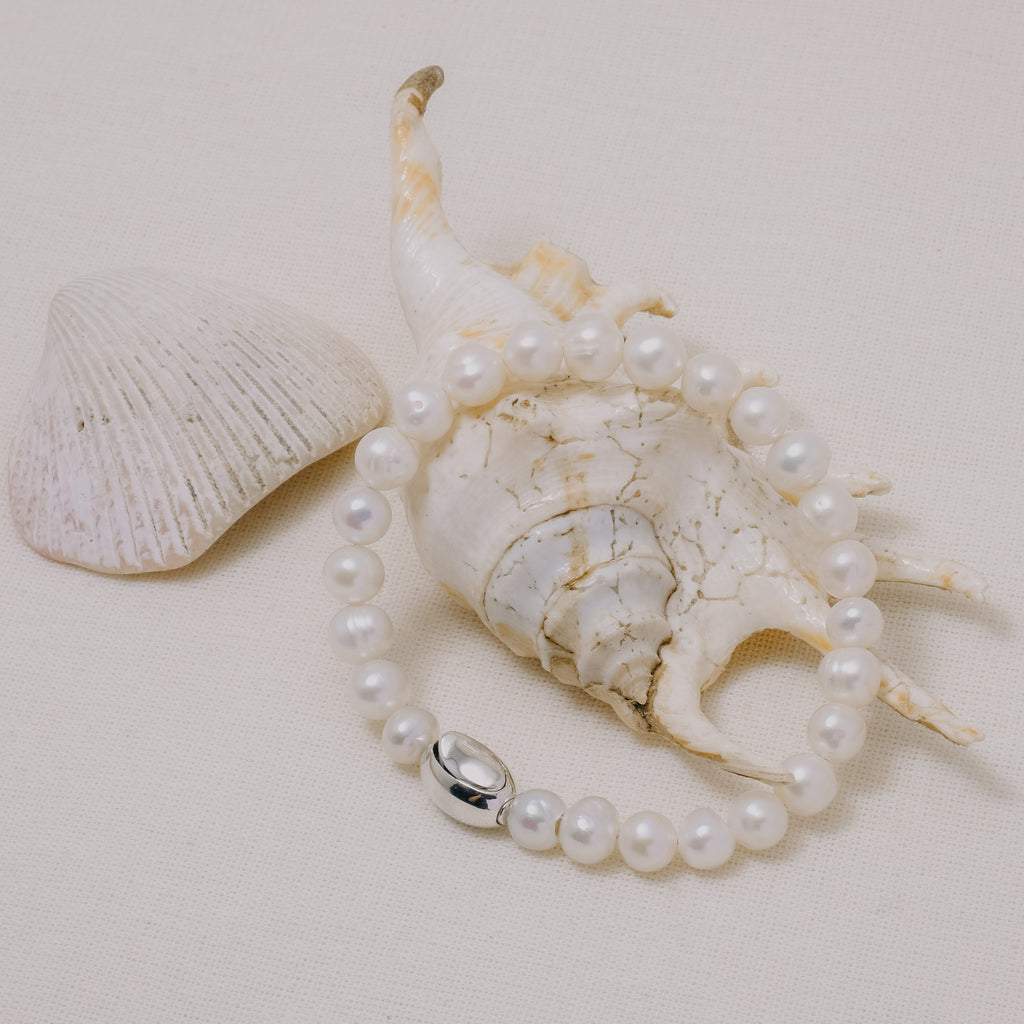 Lumine Pearl Sterling Silver 925 Classic Bracelet