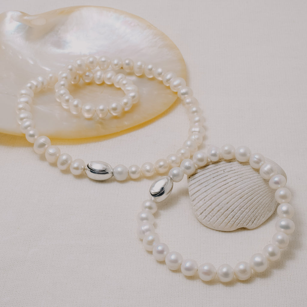 Lumine Pearl Sterling Silver 925 Classic Bracelet