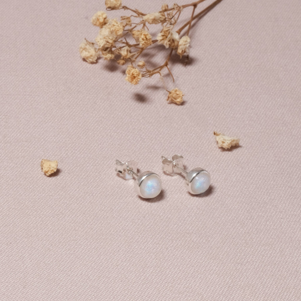 Anting Stud Round Koleksi Serenity Perak 925