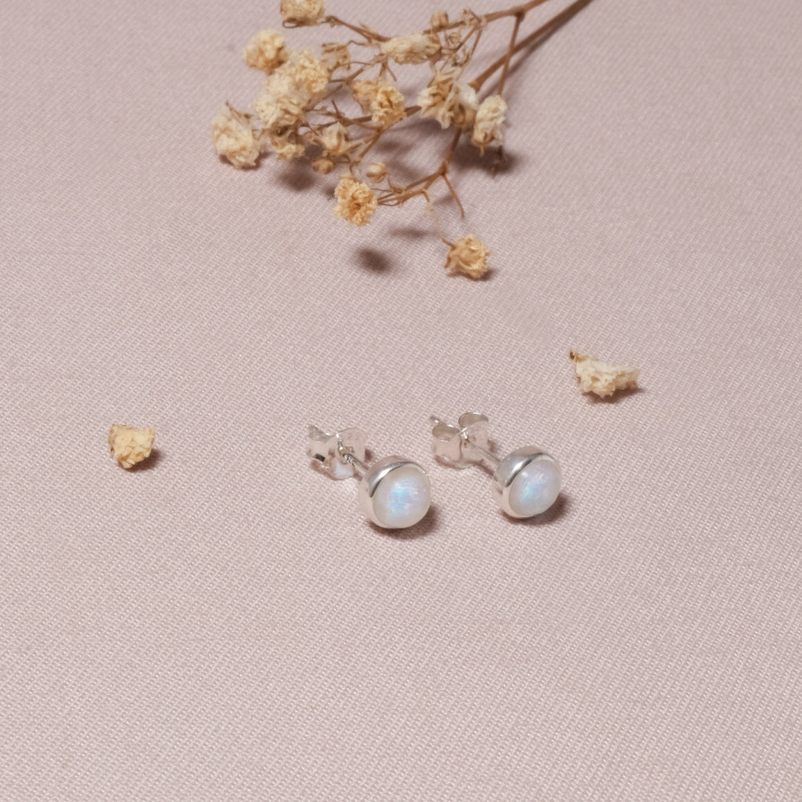 Anting Stud Round Koleksi Serenity Perak 925