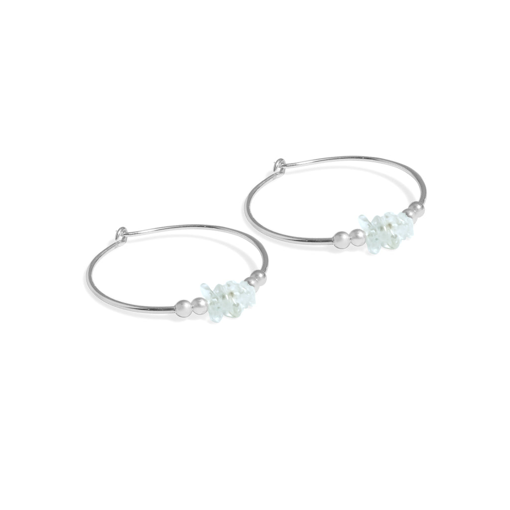 Anting Hoop Koleksi Aura Sterling Silver 925