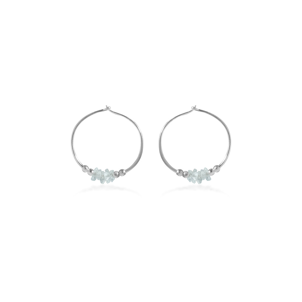 Anting Hoop Koleksi Aura Sterling Silver 925