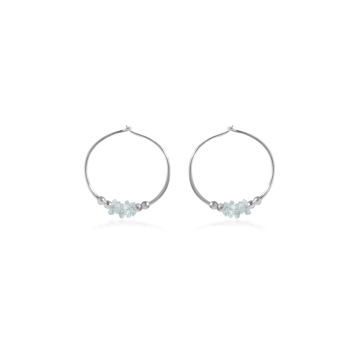 Anting Hoop Koleksi Aura Sterling Silver 925