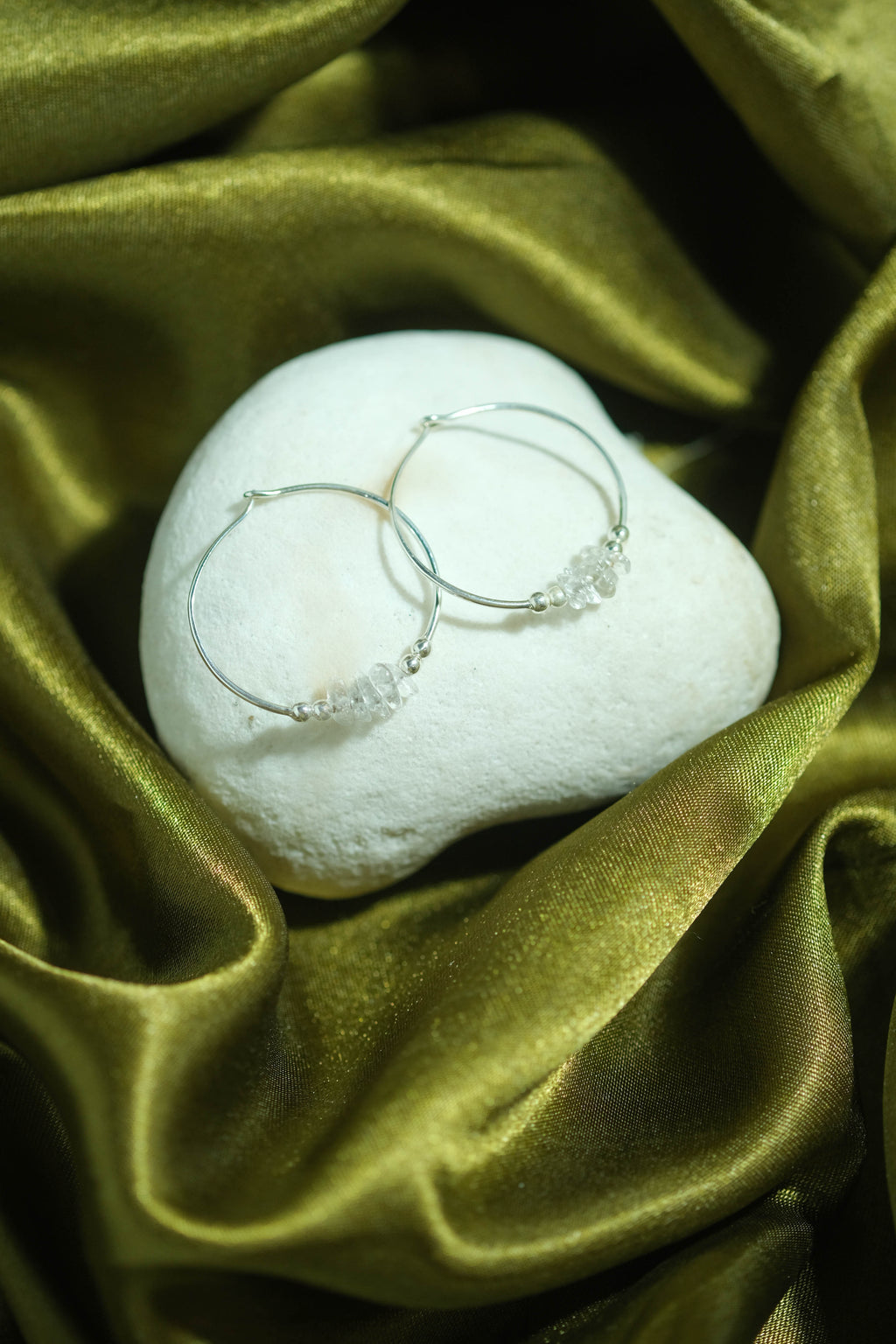 Anting Hoop Koleksi Aura Sterling Silver 925
