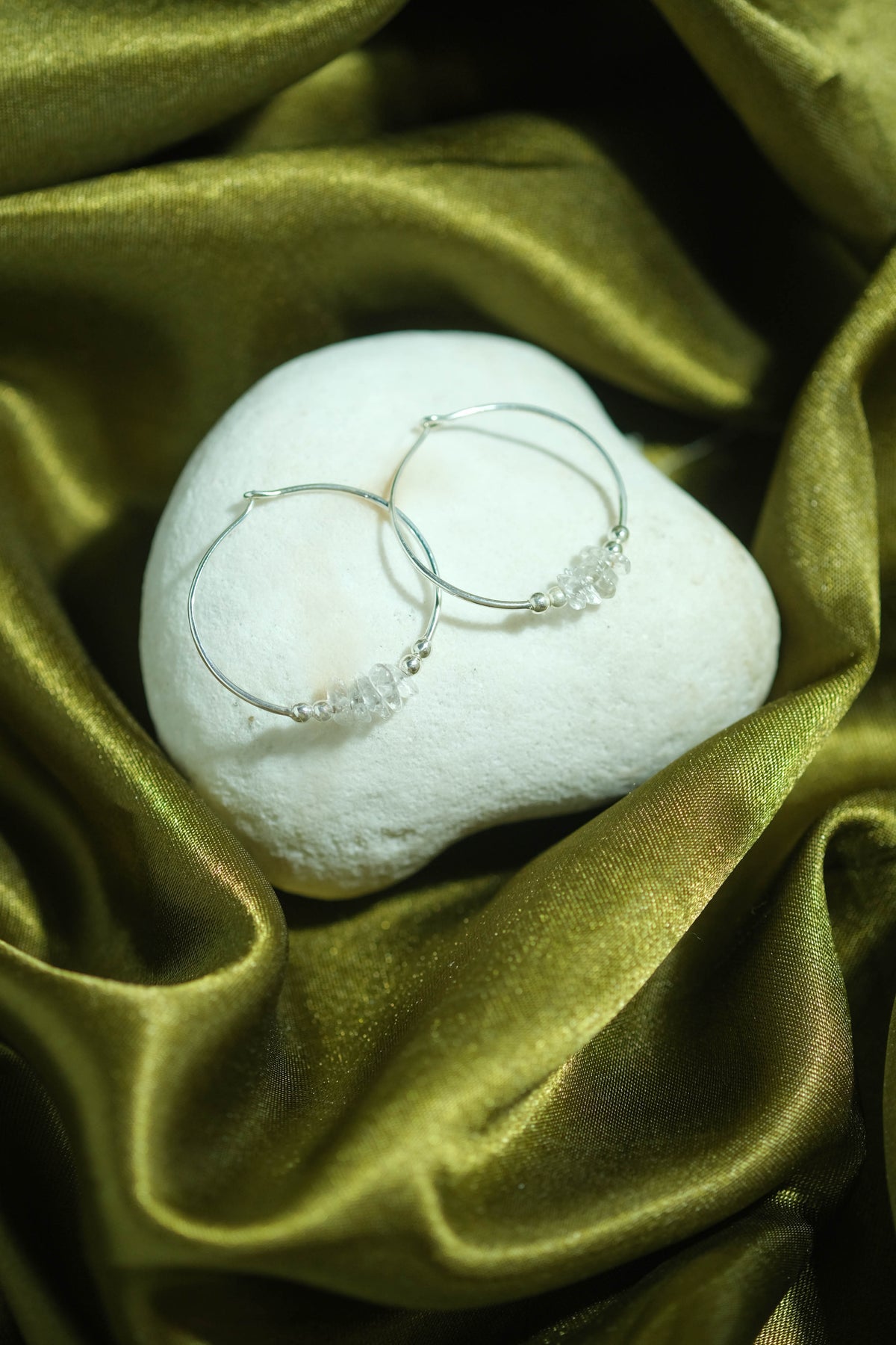 Anting Hoop Koleksi Aura Sterling Silver 925