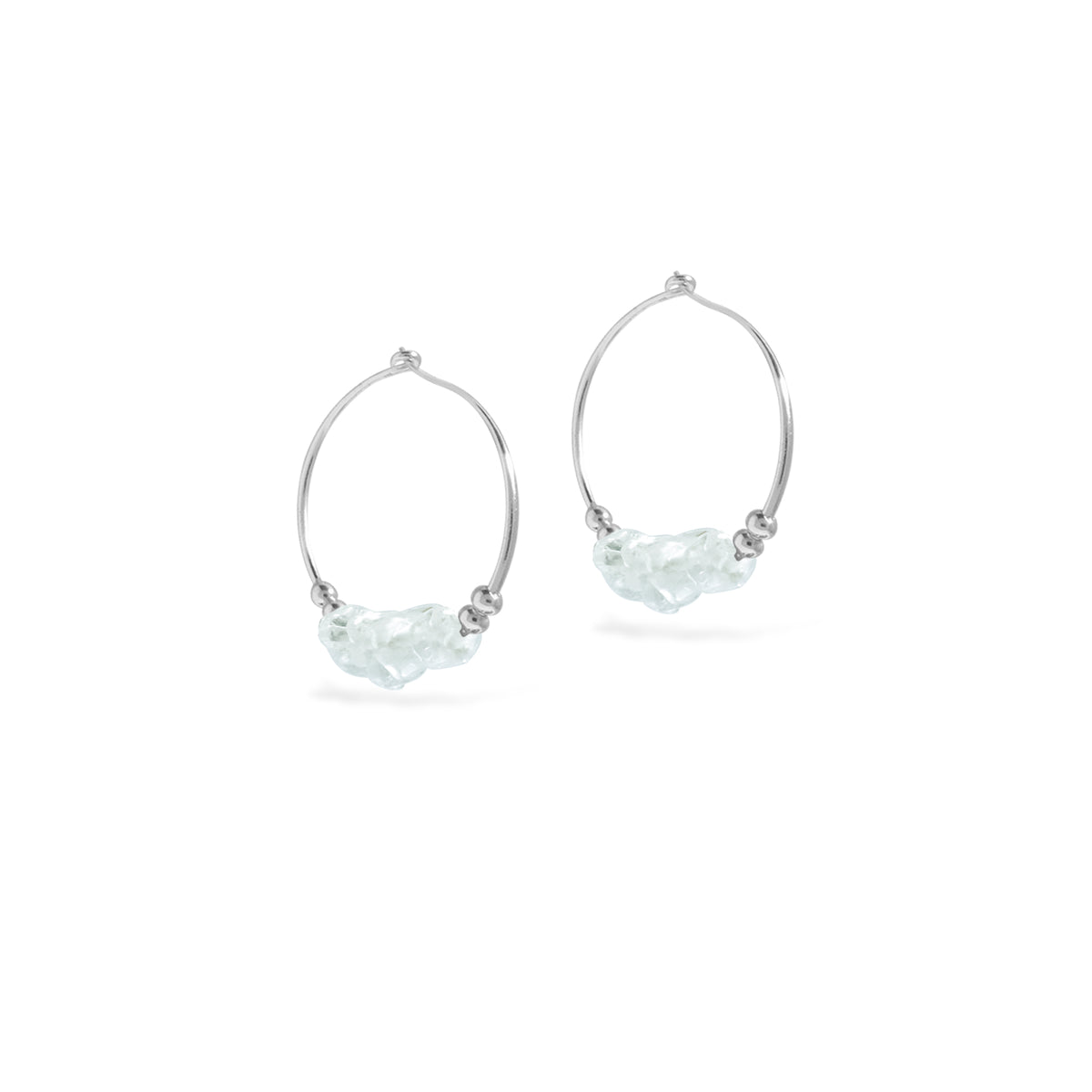 Anting Hoop Koleksi Aura Sterling Silver 925