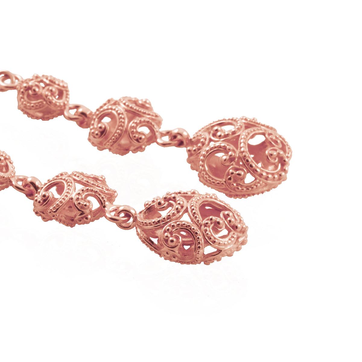 Anting Triple Drop Perak 925 Koleksi Ombak Segara Sterling Silver
