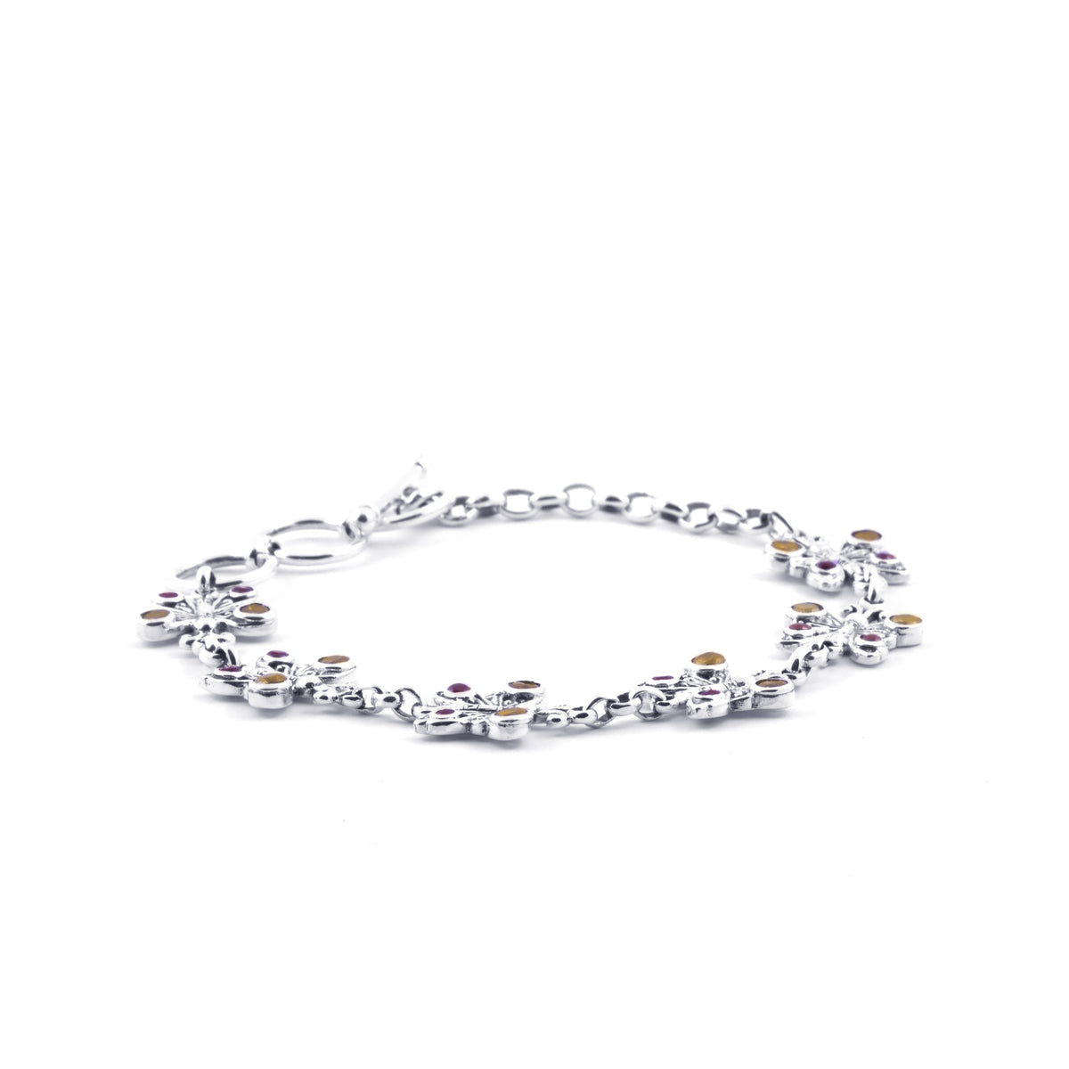 Gelang Rantai Perak Kecil Koleksi Kupu Kupu Sterling Silver 925