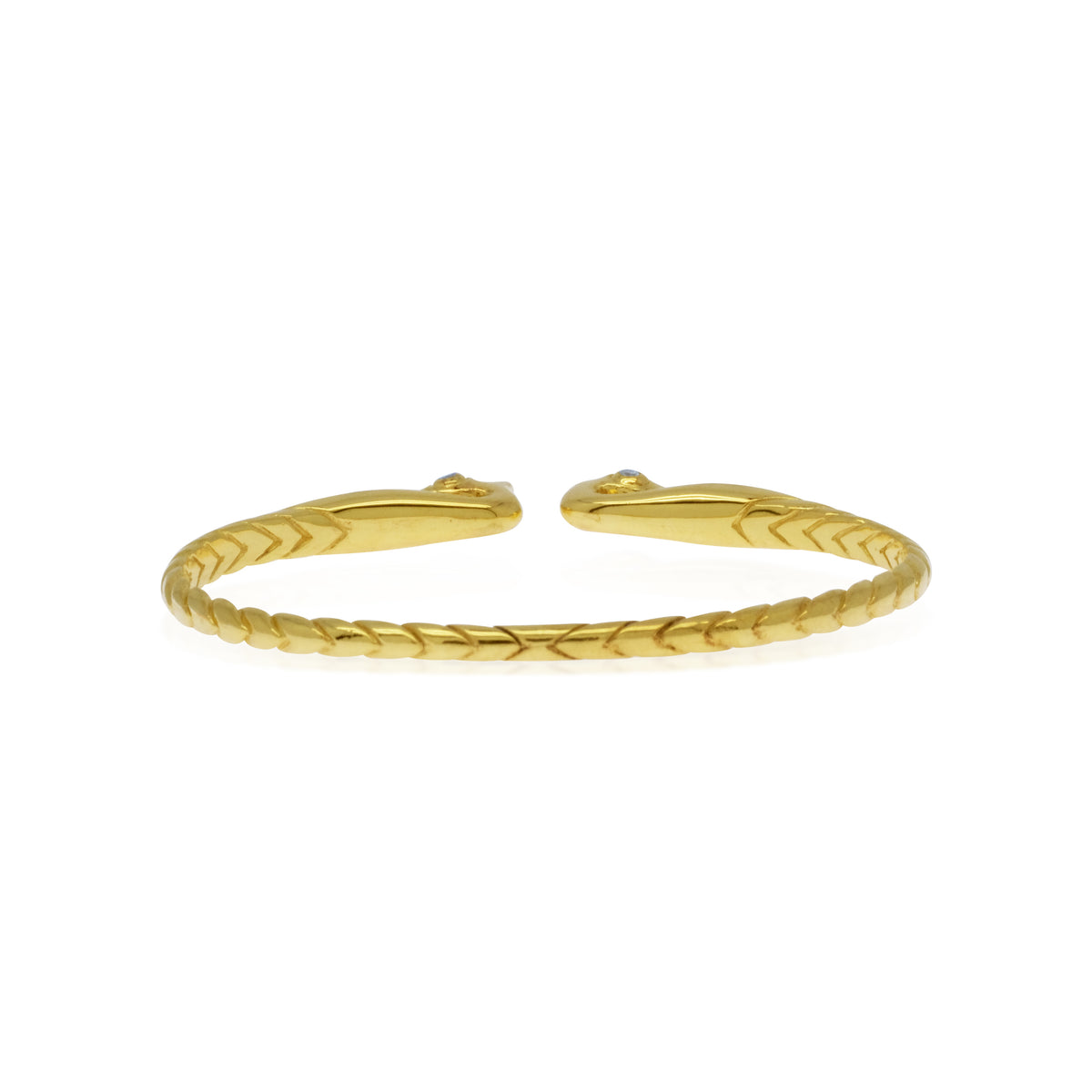 Gelang Bangle Koleksi Seahorse Sterling Silver 925 Gold Plated