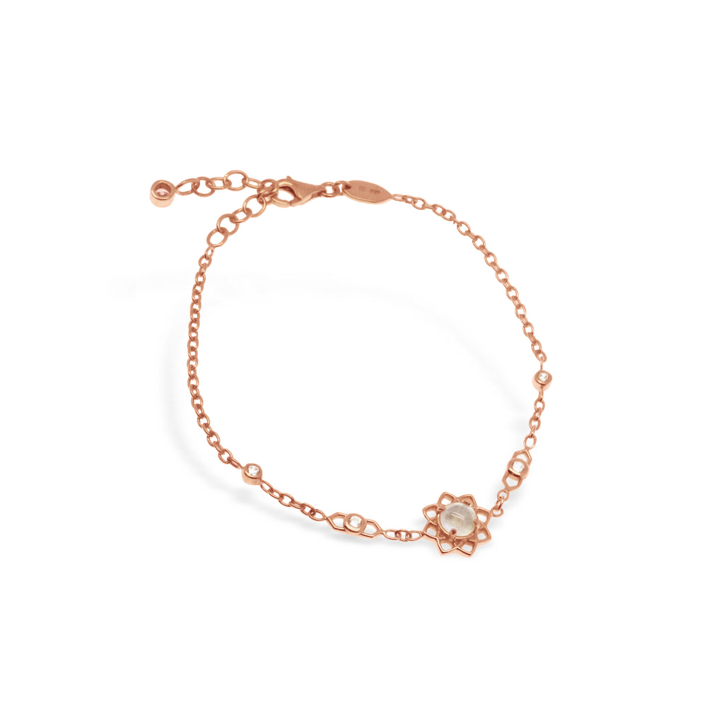 Gelang Rantai Perak Koleksi Moonstone Sterling Silver 925
