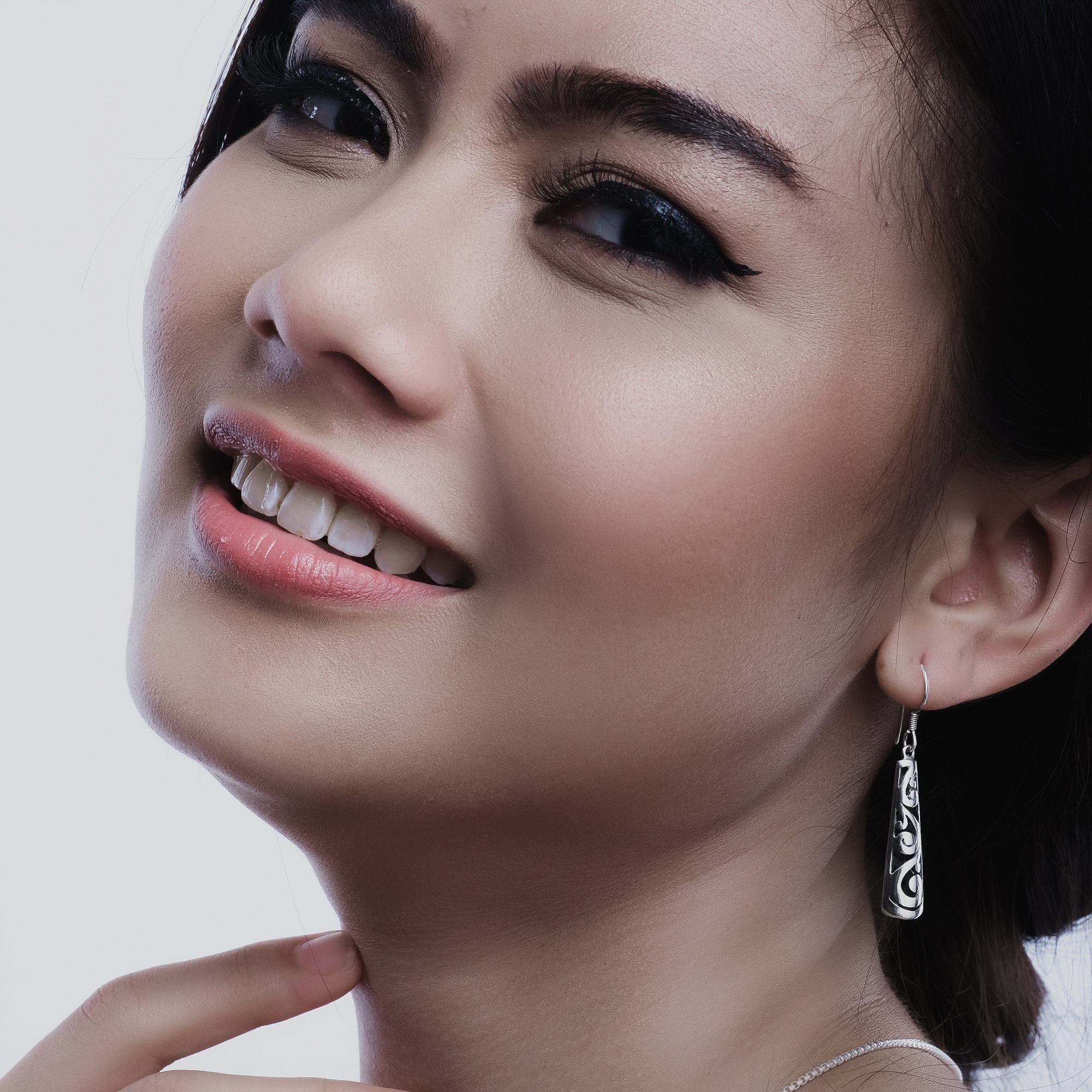 Anting Drop Perak 925 Koleksi Gergajian Sterling Silver