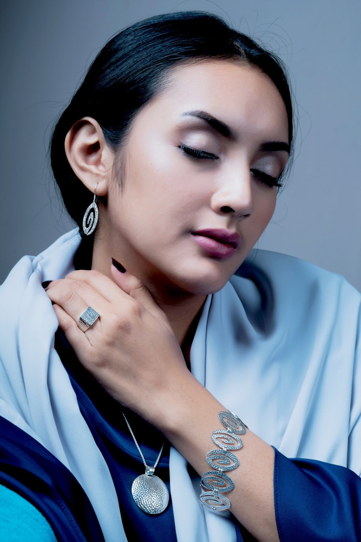 Cincin Signet Perak 925 Koleksi Getokan