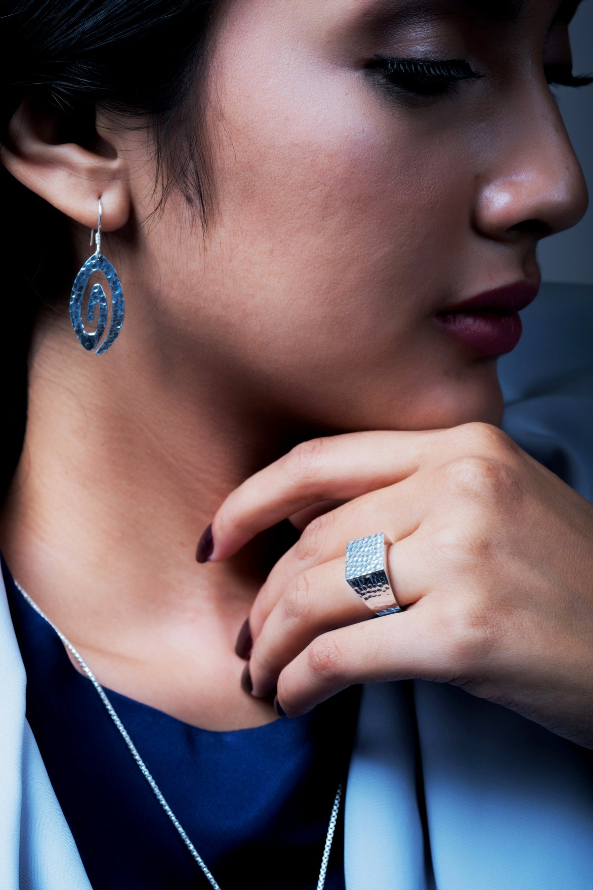 Cincin Signet Perak 925 Koleksi Getokan