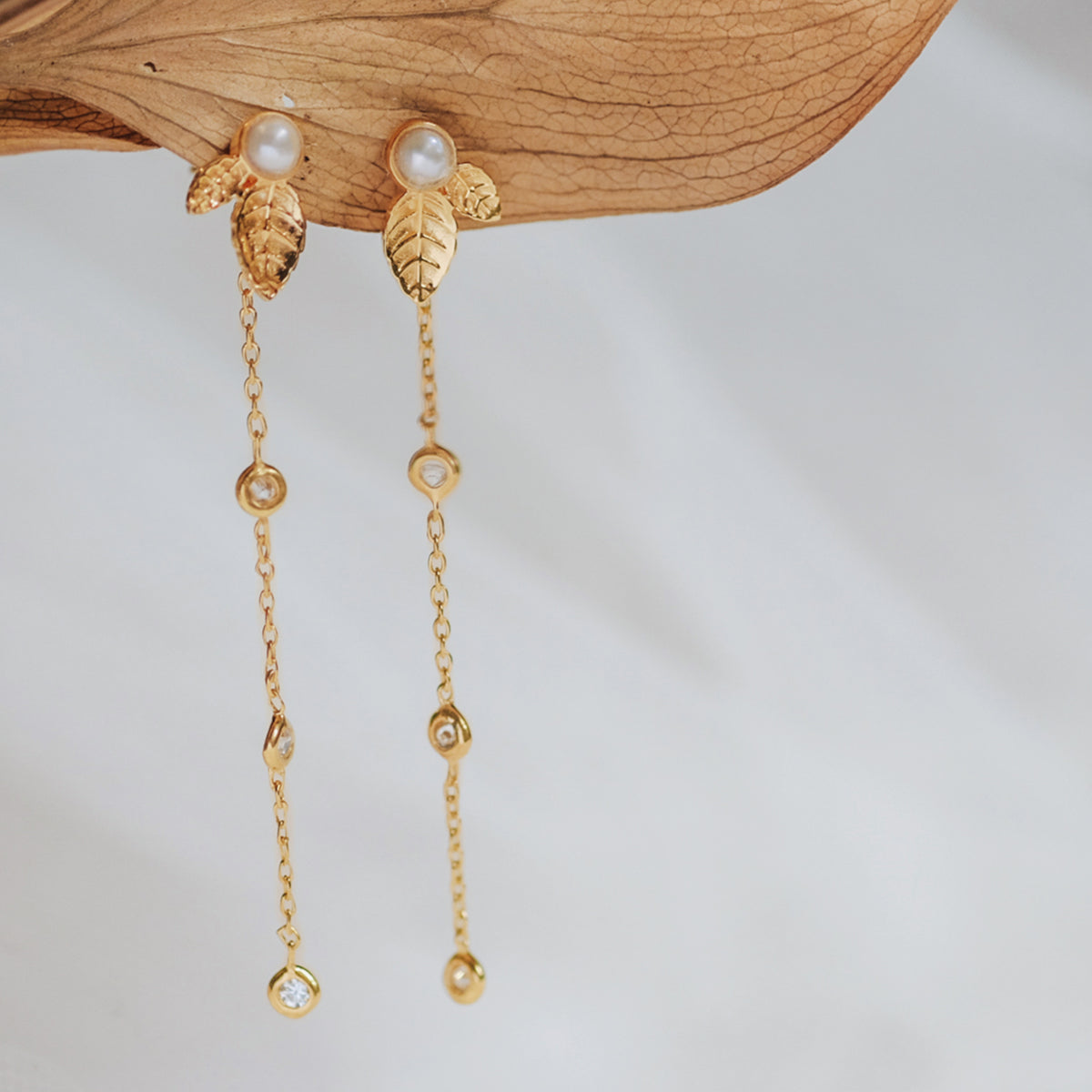 Goddes Collection Sterling Silver 925 Dangling Earrings