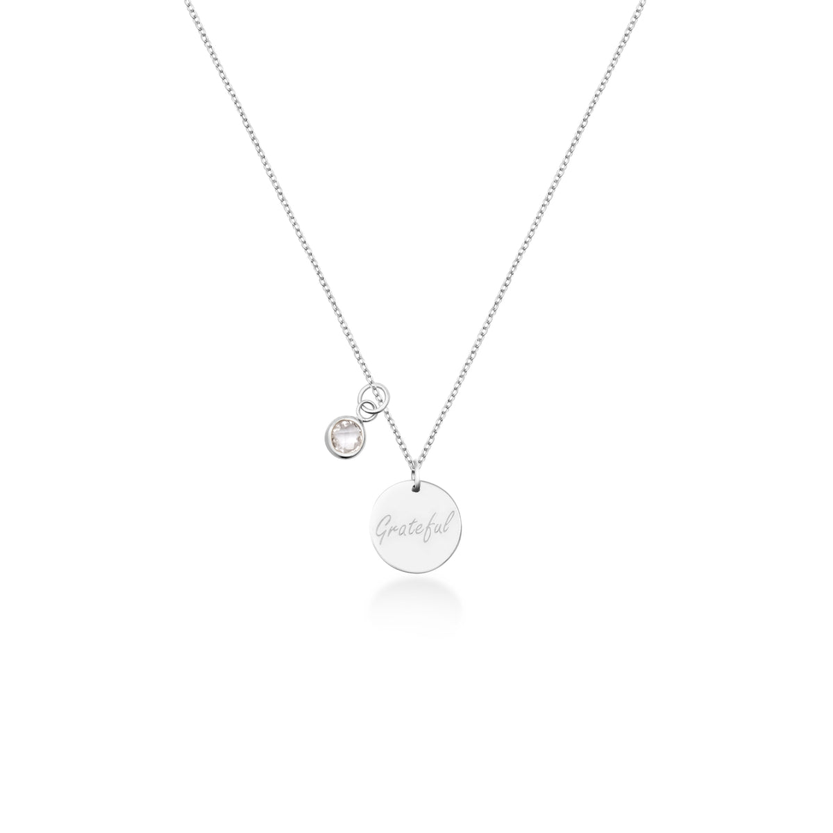 Kalung Rantai Koleksi Mantra Grateful Sterling Silver 925