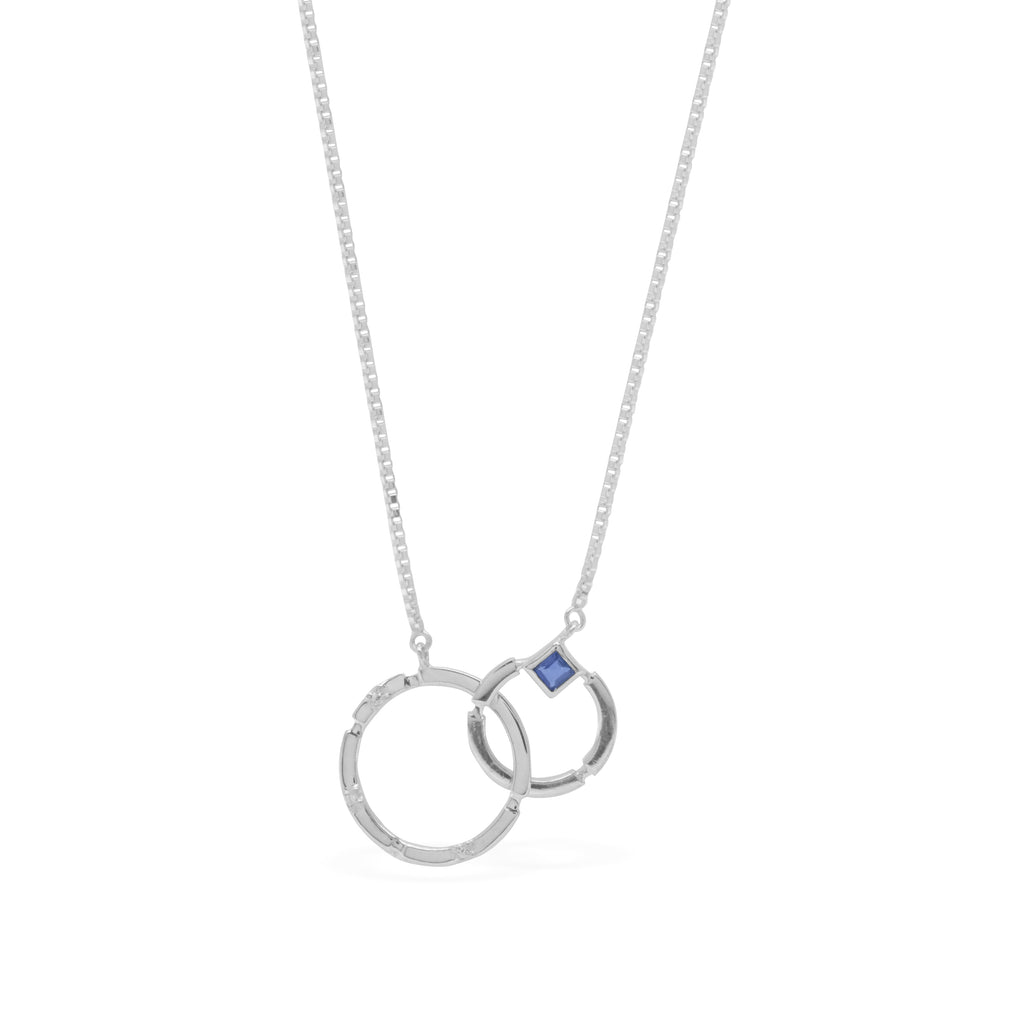 Kalung Perak 925 Koleksi Aeon Permata Iolite