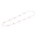 925 Sterling Silver Rose Gold Plated Woven Necklace