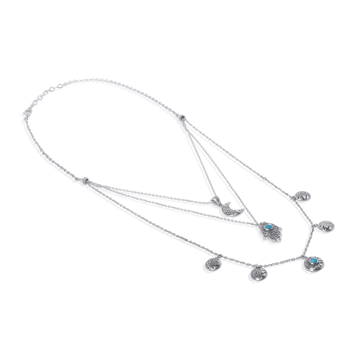 Kalung Layer Koleksi Bohemian Sterling Silver 925