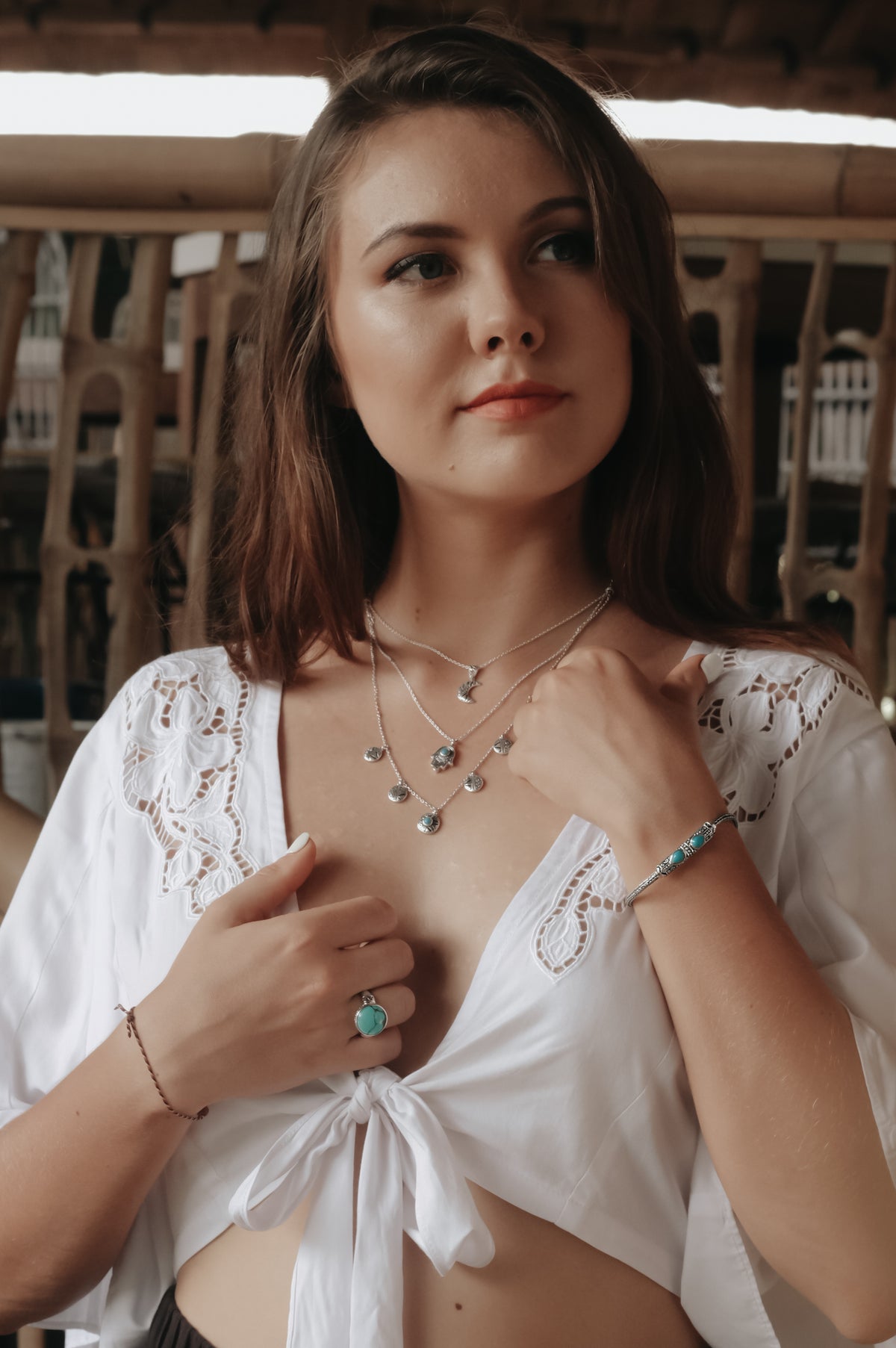 Kalung Layer Koleksi Bohemian Sterling Silver 925