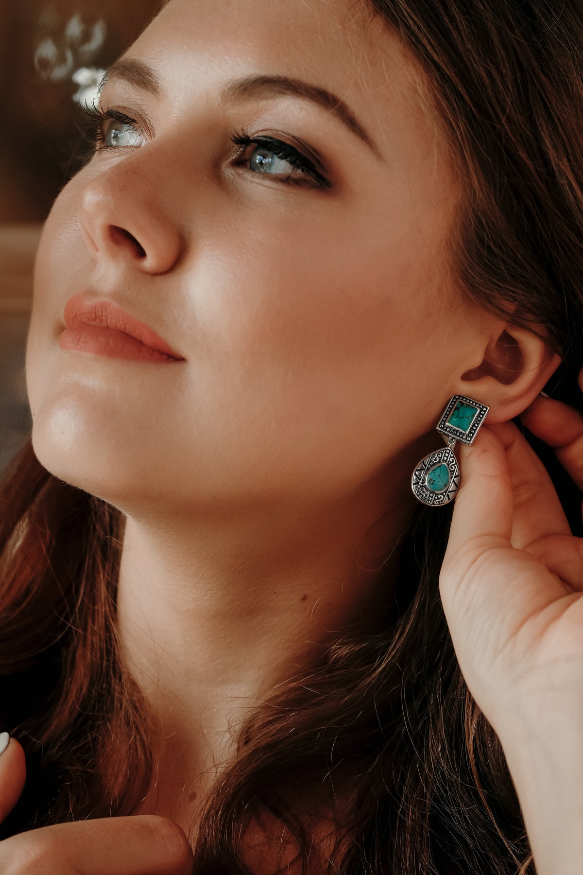 Anting Stud Perak Koleksi Bohemian Sterling Silver 925