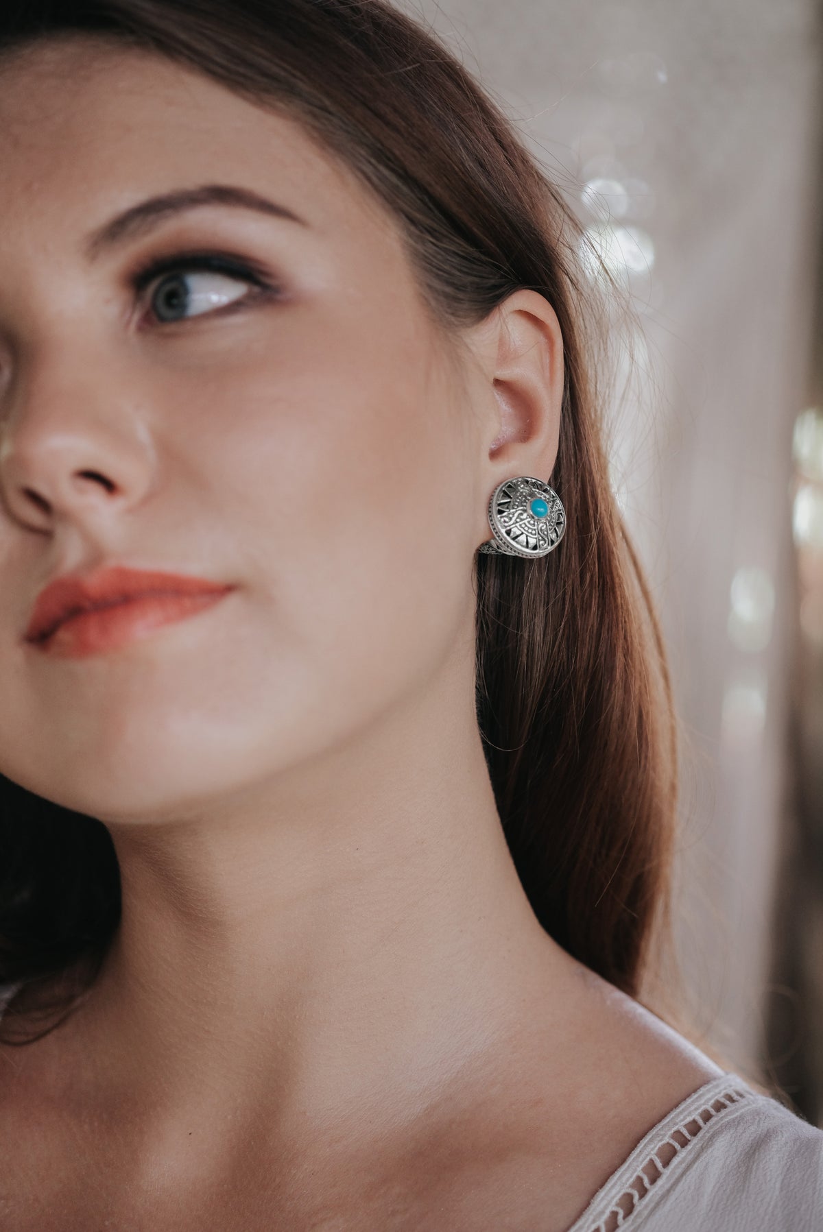 Anting Subeng Besar Koleksi Bohemian Sterling Silver 925