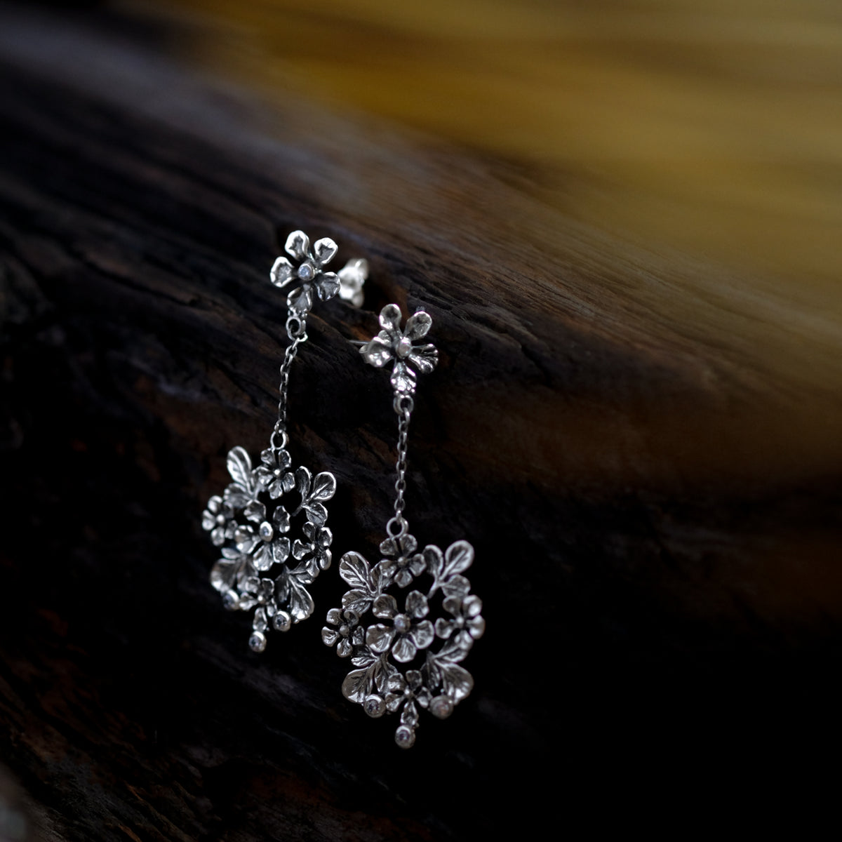 Anting Statment Perak 925 Koleksi Flamboyan
