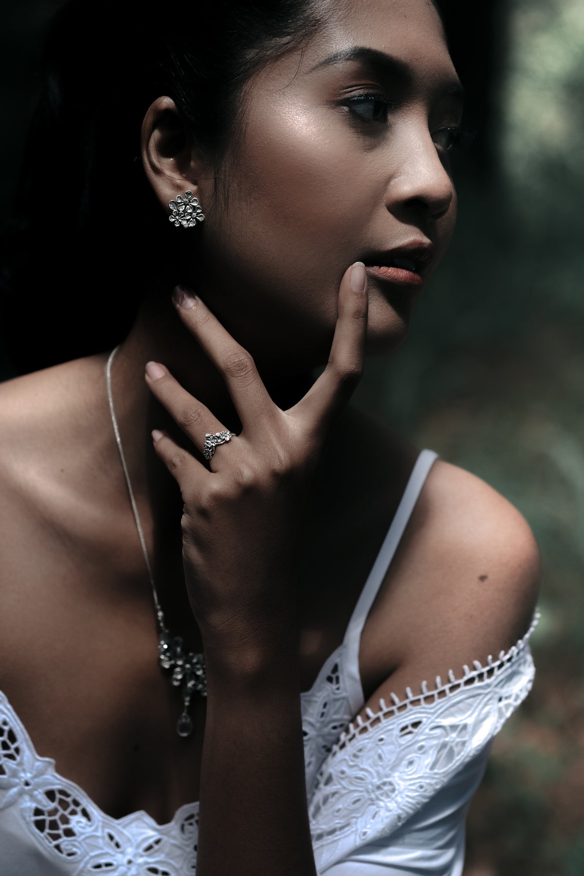 Anting Stud Perak 925 Koleksi Flamboyan